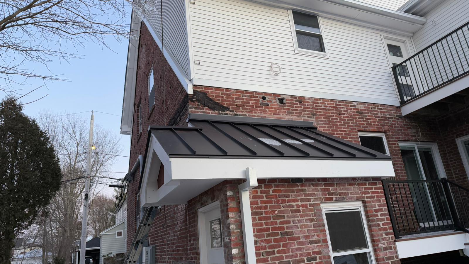 After Pitched Roof in Belmont, MA - Standing Seam Metal Roof Installation